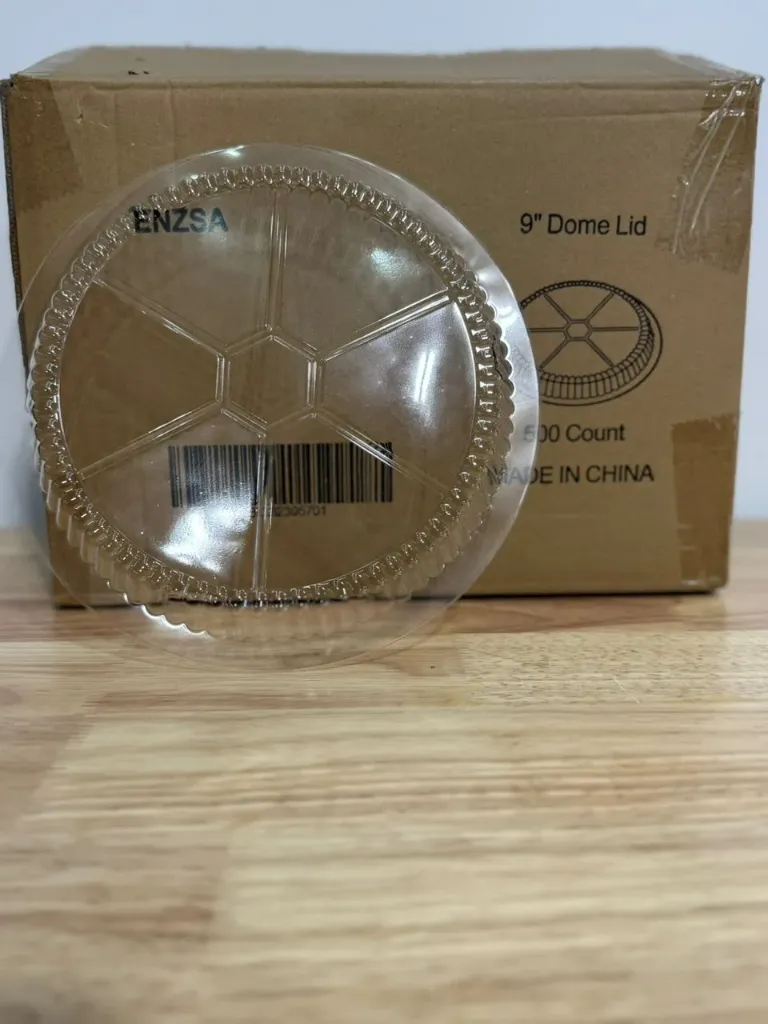 ALLID-009 PP Lid 9'' Aluminum Container Enzsa(500p-95701)