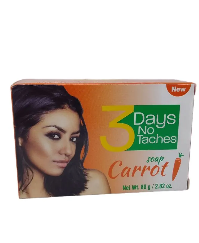 3 DAYS NO TACHES CAROTTE SAVON PETIT