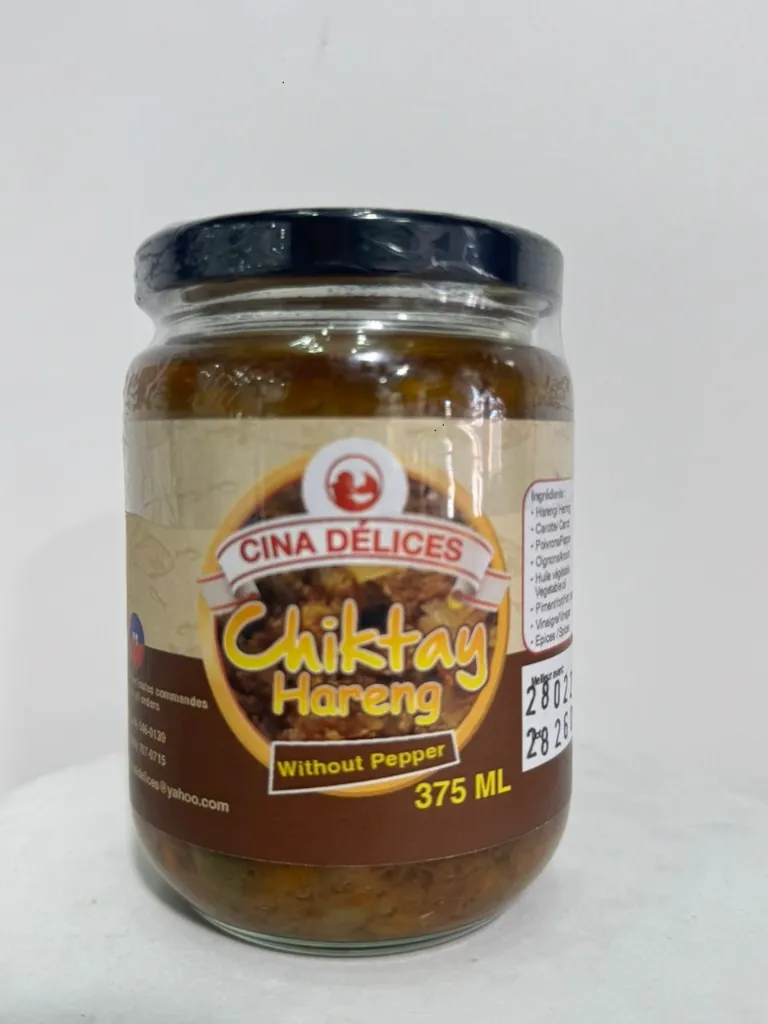 Cina Délices - chiktay Hareng ( sans piment ) 370ml