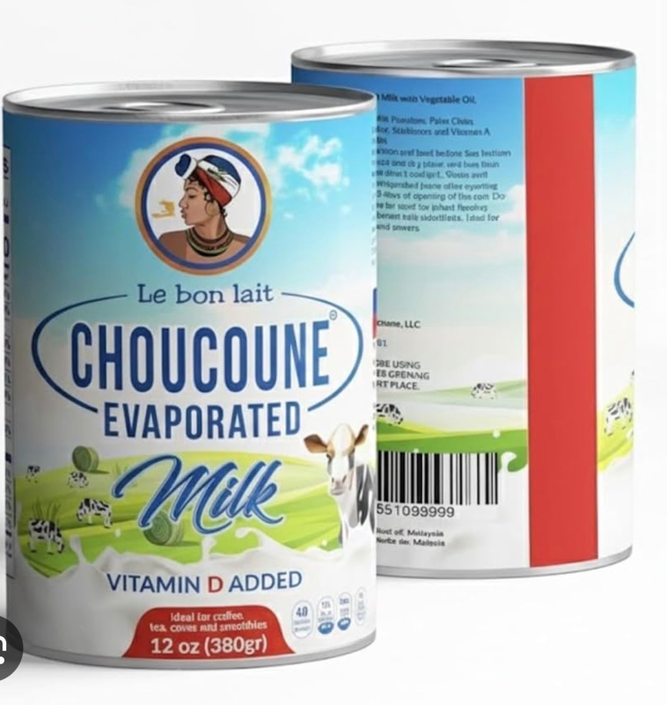 Caisse Choucoune - Lait  Évaporé  24x 12oz