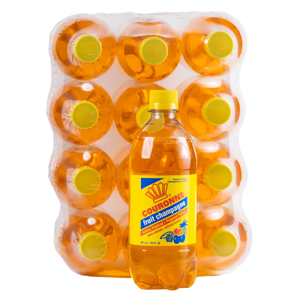 Caisse Cola Couronne Fruit Champagne - 24x 591 ml
